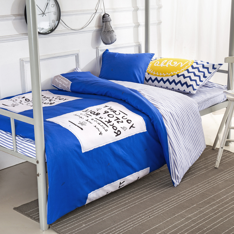 被褥套装单人大学生宿舍6六件套床上用品铺盖套三件套被子床垫枕