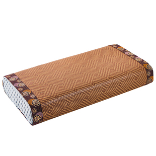 颈椎枕头硬助睡眠护颈枕睡觉专用颈枕凉席方形修复单人夏季凉枕男