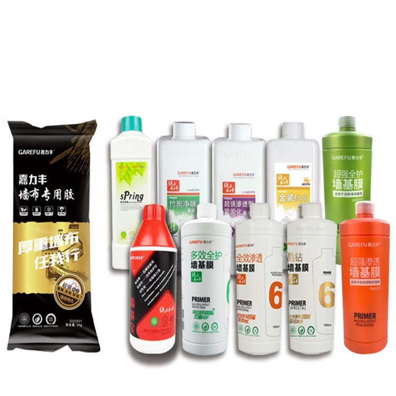 嘉力丰糯米胶壁纸胶水粘墙布胶基膜套装家用贴壁画无缝墙壁布辅料