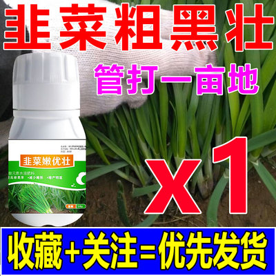 韭菜黑粗嫩又壮专用肥料韮菜增产叶面有机复合肥抗重茬药黄叶干尖