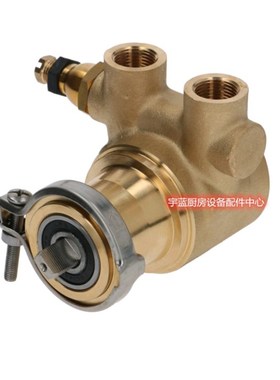 福力德Fluid-O-Tech PA104 PO104 半自动咖啡机水泵头咖啡机配件