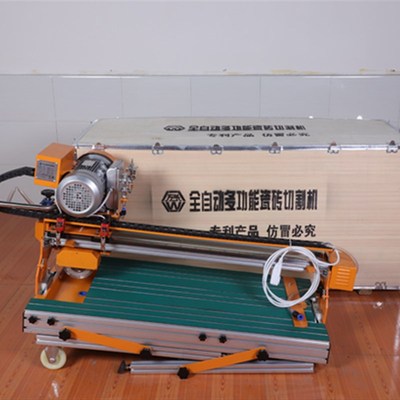 万光全自动瓷砖切割机直切倒角开槽磨边磨圆边
