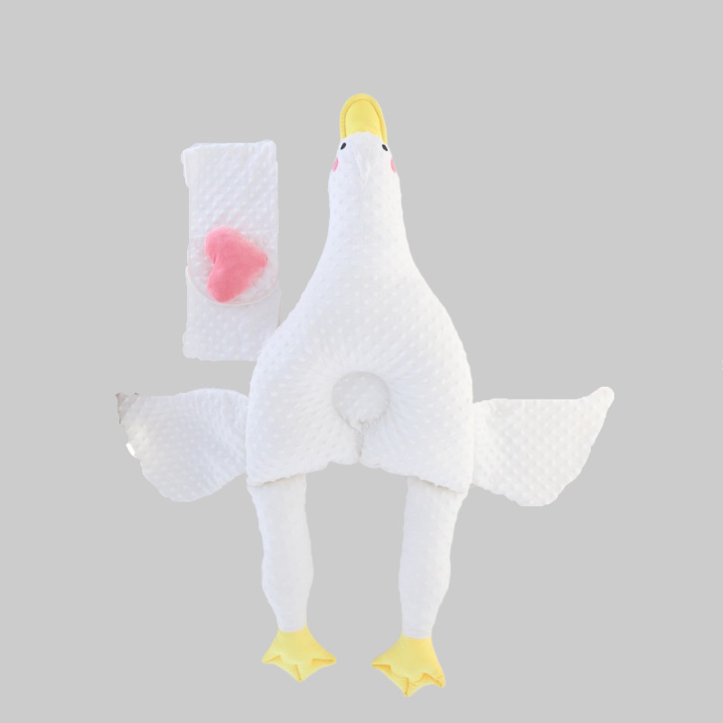 新生婴儿U型定型枕偏头矫正纠正偏头宝宝安抚枕头鹅排气枕头