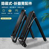 叠凳 折隐藏式 隐藏下翻液压折叠凳五金配件玄关柜换鞋 隐形凳壁挂式