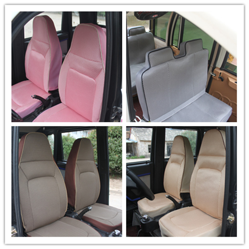 电三轮四轮电动车老年代步车新能源观光车封闭篷车坐垫座套定制做