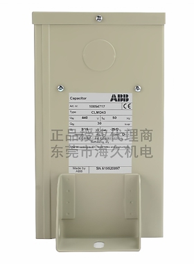 ABB低压系列电容器CLMD13/10KVAR 525V 50HZ;10054539