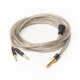 HIFIMAN 4.4mm平衡转3.5mm耳机线 同轴输出单晶铜线