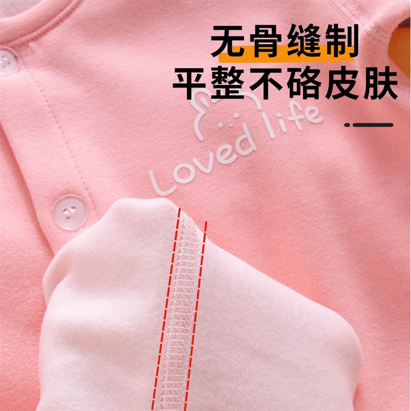 早秋连体衣婴儿春秋款新生宝宝秋季开档德绒睡衣秋装衣服秋冬新款