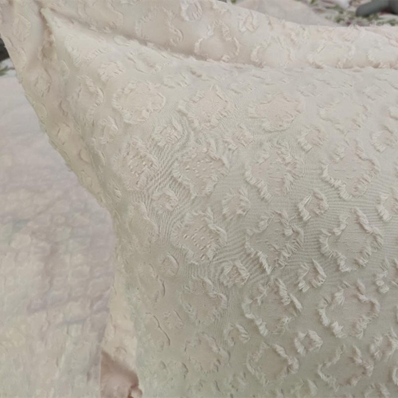 全棉水洗剪花特殊工艺四件套床单被套枕套纯棉1米5-1米8床品