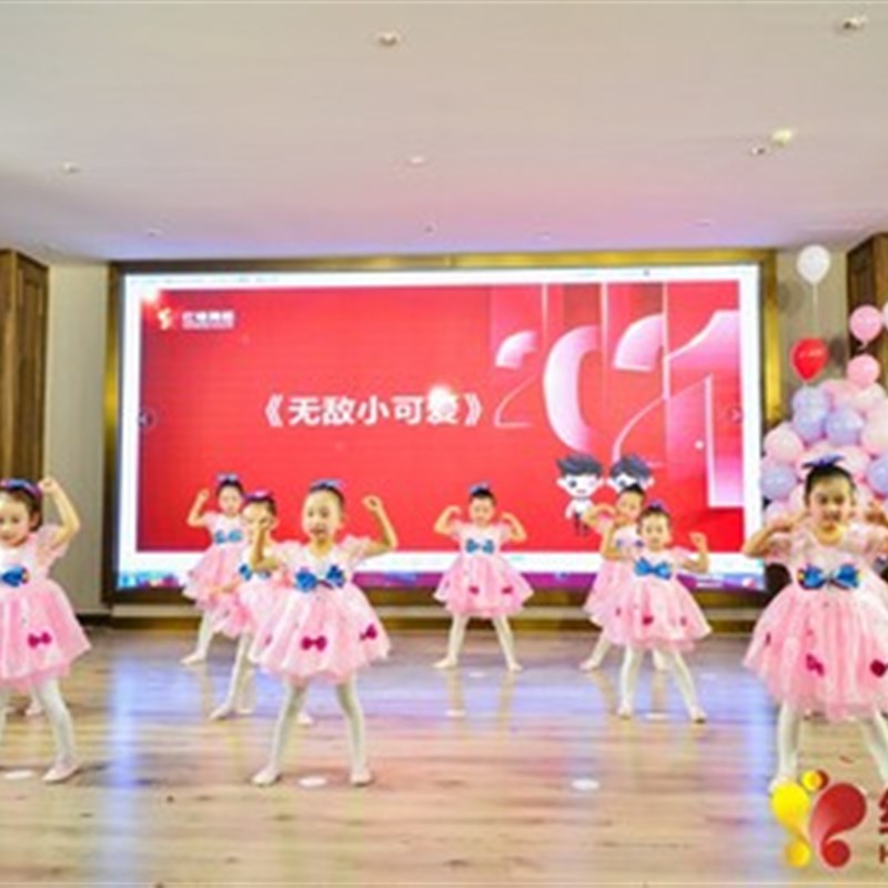 六一儿童舞蹈蓬蓬裙演出服幼儿园男女粉色表演服公主裙俏皮可爱新