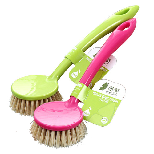 天然植物剑麻洗锅刷棕毛不粘油清洁洗碗刷长柄清洁刷子漂亮洗锅刷