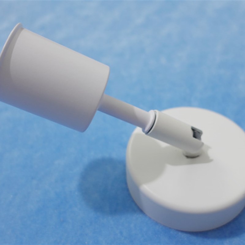 可弯可转向陶瓷灯口加长杆灯座带电线灯头E27E14螺口旋灯具配件