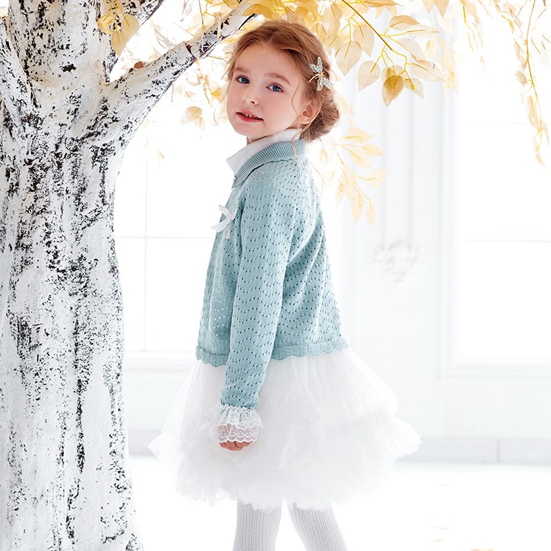 雪雅可女童毛衣秋装2019新款儿童针织衫上衣小女孩公主宝宝打底衫