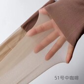 拍1发6夏季 超薄空调房护膝过膝护腿透明大弹力不卷边