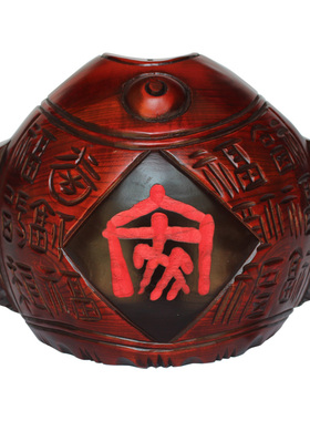 中式木存钱罐福满家送闺蜜结婚创意礼物酒柜装饰品摆设书房储蓄罐