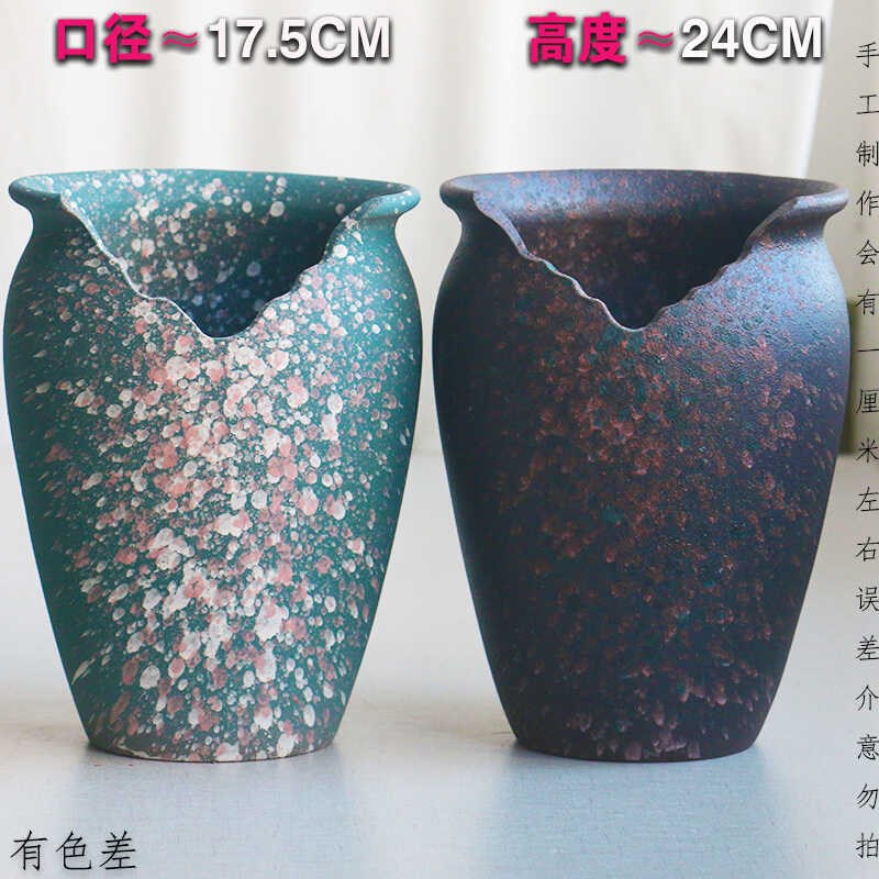 宜兴粗陶红陶大号多肉花盆老桩法师植物绿植土陶素烧透气吸水陶罐