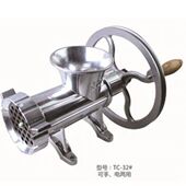 32号绞肉机绞糍粑辣椒绞鸡架绞鱼商用型搅肉灌香肠机大酱可改电动