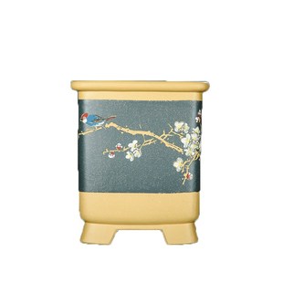 紫砂花盆 宜兴紫砂花盆 精品兰花盆 植物绿萝盆多肉盆花盆陶瓷