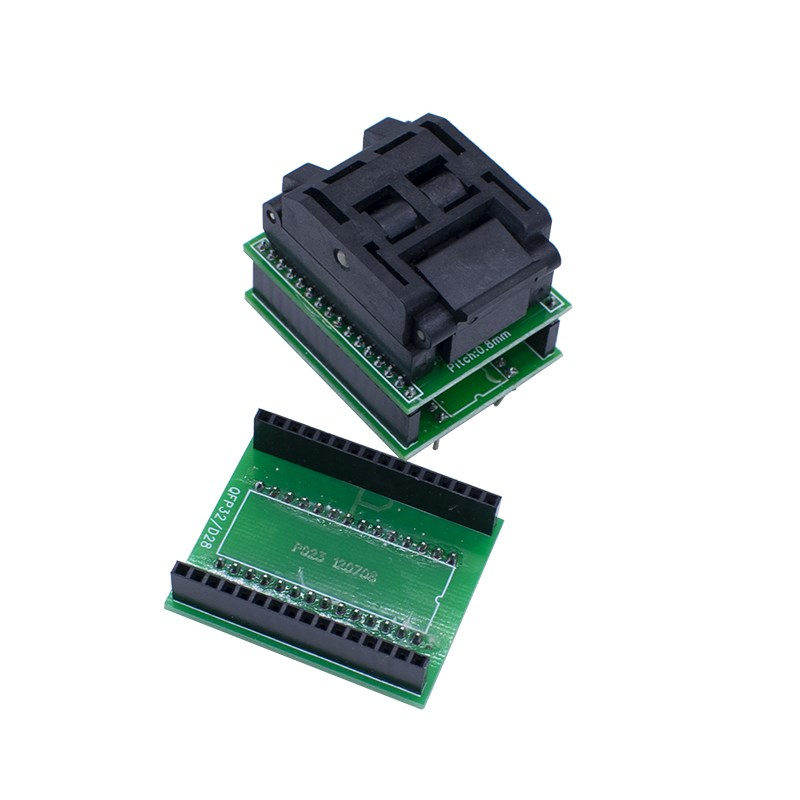 STC专用 LQFP-32 烧录座 SA663 转换座 IC芯片测试座