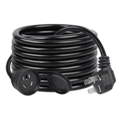 中座比亚迪五菱新能源电动汽车充电延长线4平方16A插座插排拖线板