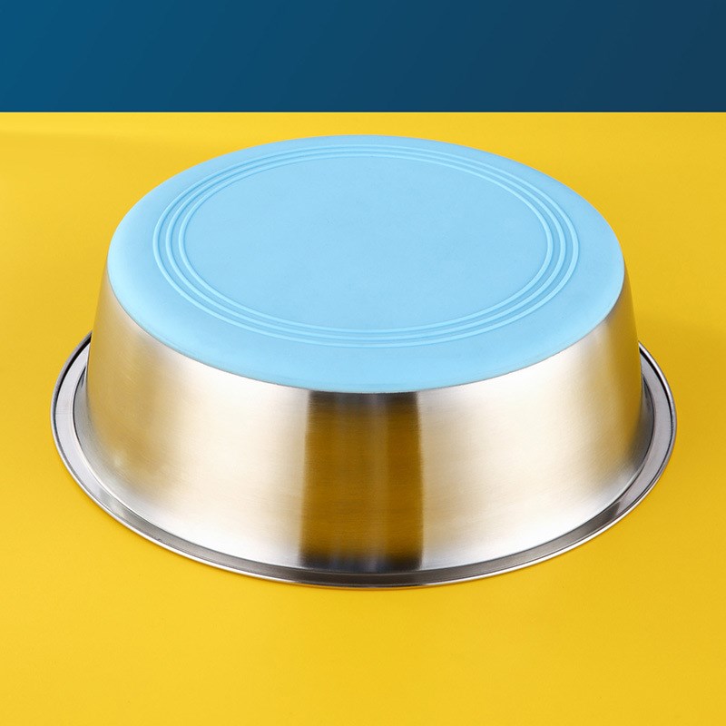 狗盆狗碗防滑防打翻不锈钢狗食盆大型犬狗粮碗狗狗碗食盆猫碗猫盆