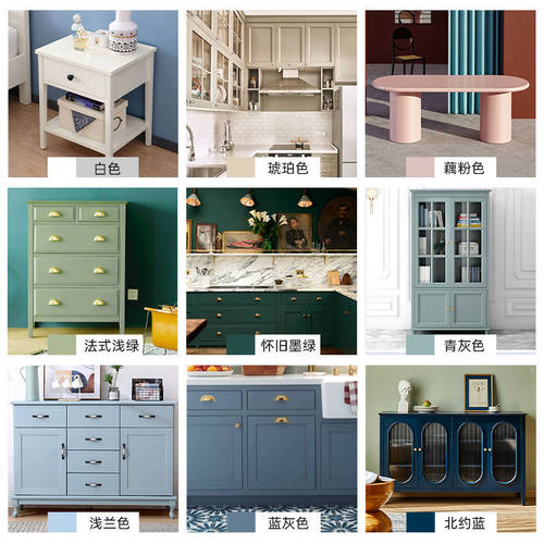 三青水性木器漆木门旧家具翻新改色漆家用自刷实木哑光白色漆涂料