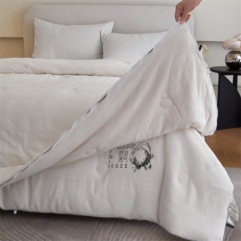 A类原棉大豆纤维被子全棉单人学生1.5米春秋被加厚保暖双人2m冬被