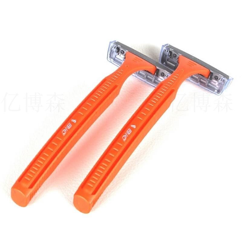 比克三层轻便刀剃须刀刮脸刀刮胡刀一次性刀头刀片女士剃毛通用