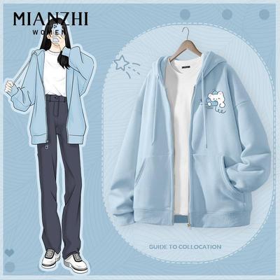 独特超好看外套女卫衣2025年新款春秋女装春季上衣服拉链开衫