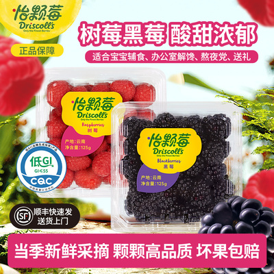 云南怡颗莓红树莓果覆盆子黑莓