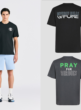 25SSG4T高尔夫纯棉圆领球衣户外男女同款透气运动训练短袖T恤