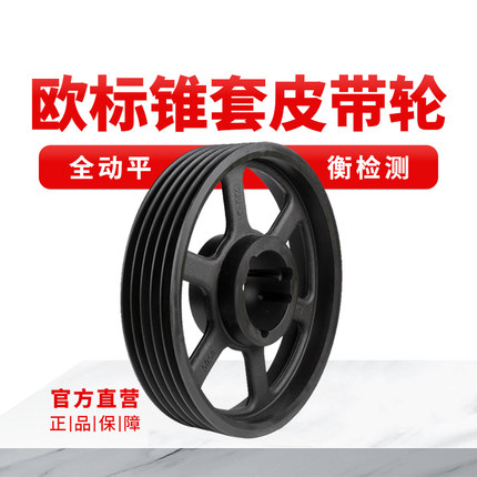 铸铁皮带轮SPA SPB SPC SPZ皮带轮v带欧洲标准皮带轮