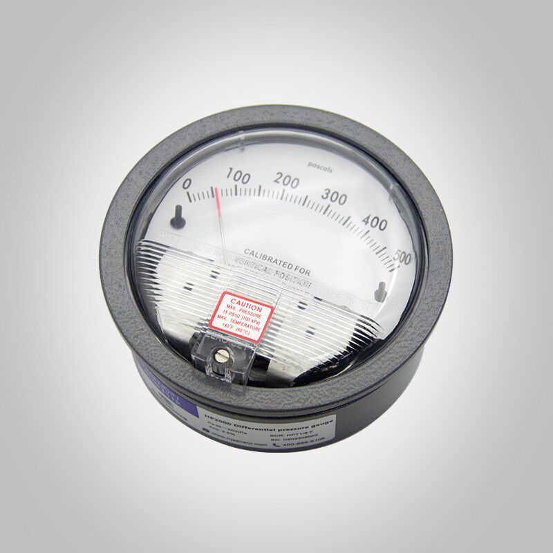 指针式压差表 净化室微压差计 洁净室差压表 正负压风压表 60Pa