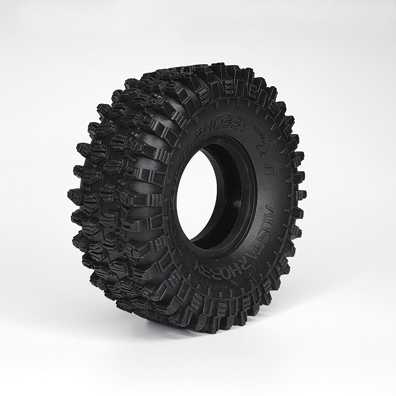 1/10仿真攀爬越野车轮胎2.2寸 128MM胎皮TRX6 KM5 1:8路虎卫士