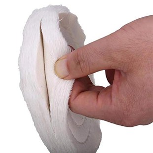 跨境6寸带柄镜面抛光轮金属打磨轮木雕抛光打蜡蜜蜡珠宝布轮