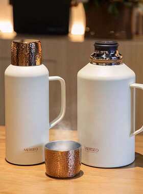 米索小钢炮焖茶壶暖茶炉分茶器316不锈钢保温瓶1000ml/2000ml