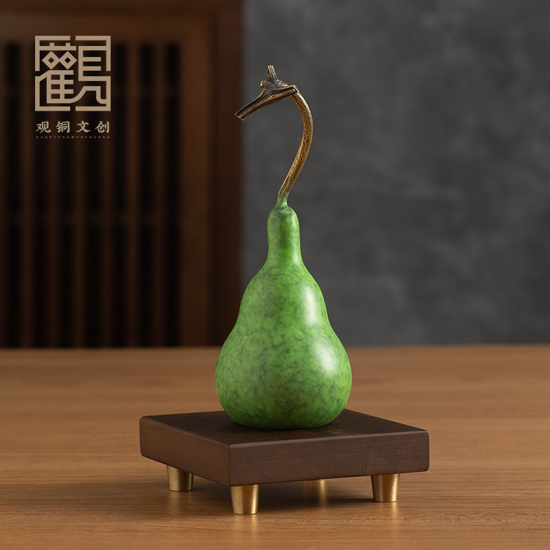 铜葫芦摆件家居装饰文创礼品送礼高档礼物乔迁新居客厅吉祥摆件