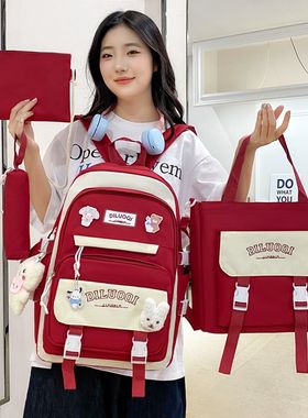 新款书包女韩版小学生二三到五六年级大容量校园背包初中生双肩包