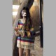 撞色彩色条纹g流苏毛衣女秋冬季 新款 宽松慵懒风设计感套头针织上