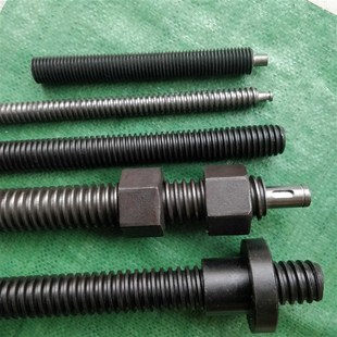 梯形丝杆T型丝杆粗牙丝杠梯形螺杆方扣牙条加工tr16t20tZ30t40