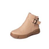 2024马丁靴女秋冬牛皮靴子百B搭低筒休闲皮靴头层牛皮马丁靴现货