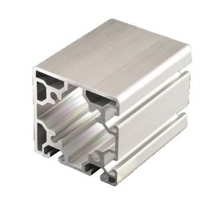 厂家直销工业铝型材8080L双封边槽80 80N2铝合金流水线型材