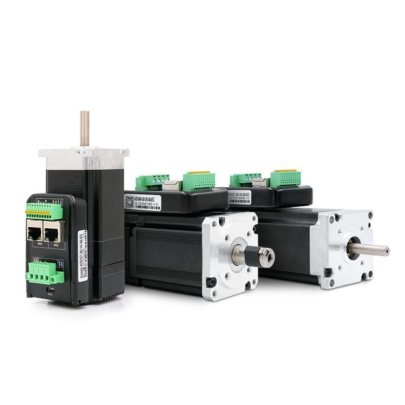 杰美康CANopen总线57 60 86一体化交流伺服电机驱动器180W带刹车