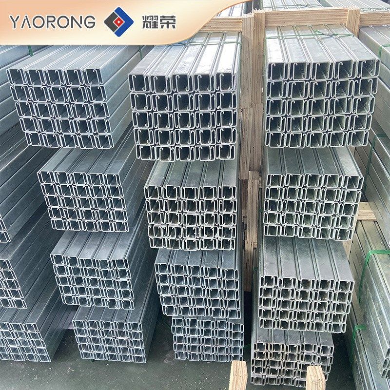 厂家供应4141热镀锌槽钢 双内卷槽钢C型钢 承接项目 量大价优