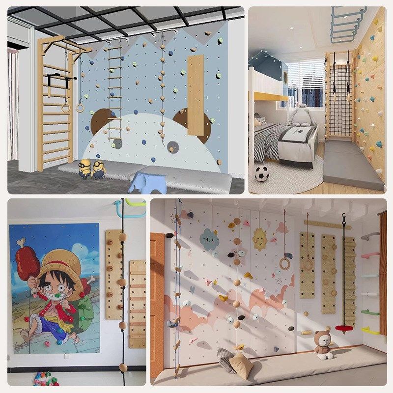 青少年家用攀岩墙室内外实木质PE板体能拓展训练儿童攀登攀爬架,玩具/童车/益智/积木/模型,感统训练器材/教学设备/攀爬架,淘宝优惠券,粉丝福利购,淘宝优惠卷