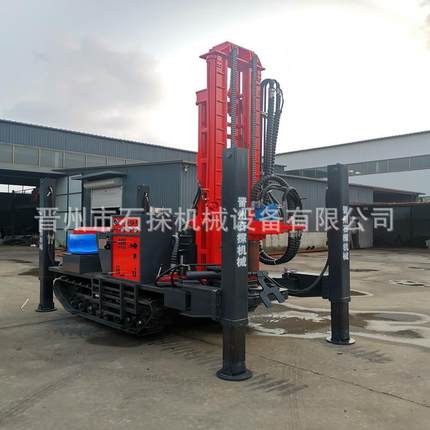 气动水井钻机ST180型气动打井机履带式橡胶履带家用民用打井机