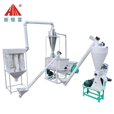 恒富机械草粉饲料颗粒机组中小型养殖场适用耗电少、产量大