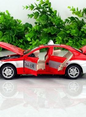 1:32奔驰cf260合t属租车汽车模型的士金axi仿真开门金出儿童玩具