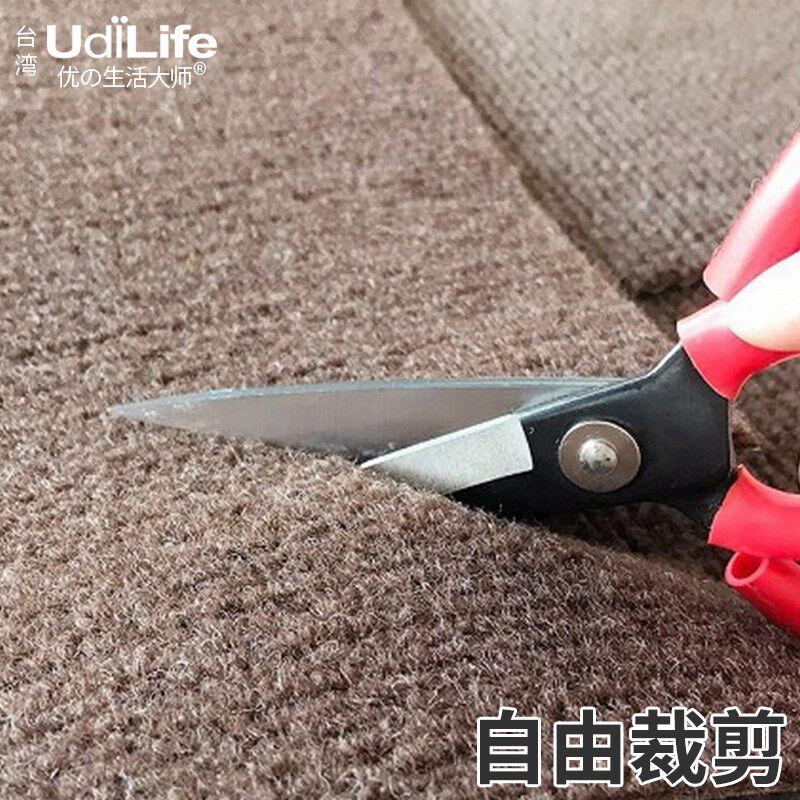 家用客厅拼接保h暖m防滑地垫可裁切机洗长毛绒方块地毯厨房耐脏脚