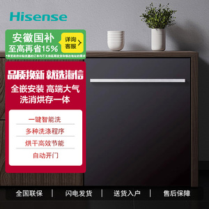 欧洲进口Hisense/海信 WQ13-B701嵌入式净水除菌保管消毒洗碗机
